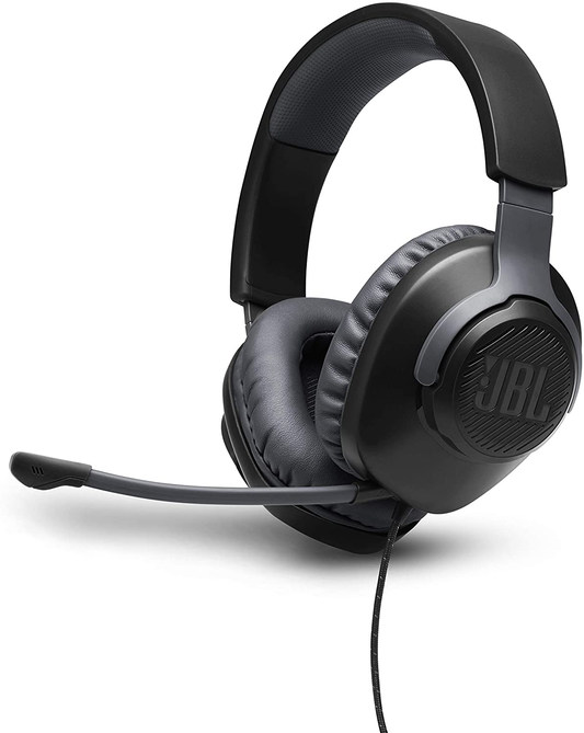JBL Quantum 100 JBLQUANTUM100BLK Over-Ear Wired Gaming Headset Black