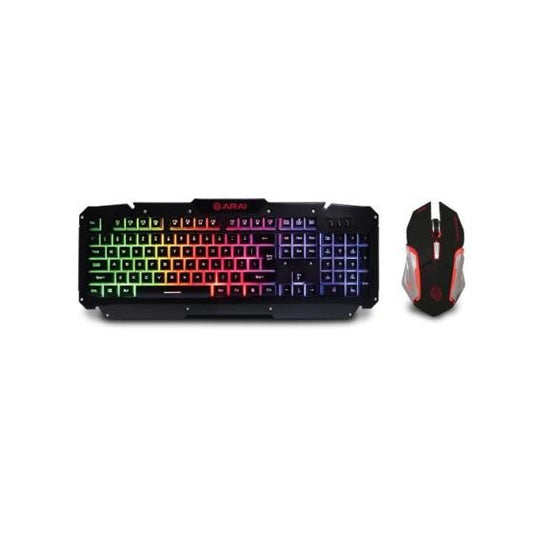 DIGITAL ELEMENT ZEROGROUND KB-1700 ARAI GAMING MOUSE AND KEYBOARD SET