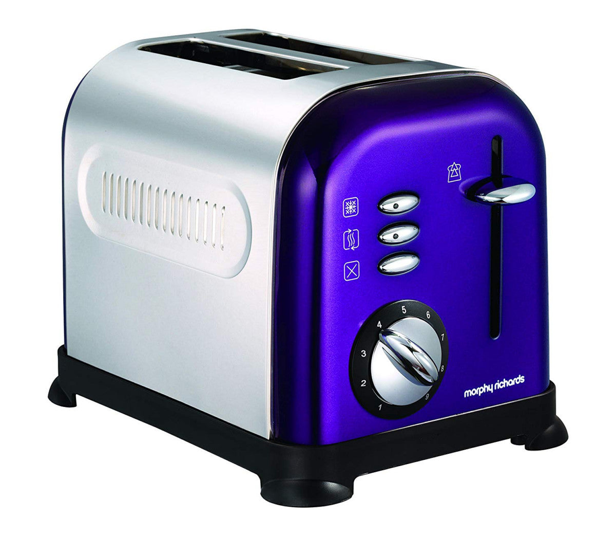 Morphy Richards 44747 Accents Burgundy 2 Slice Toaster 1000W Purple