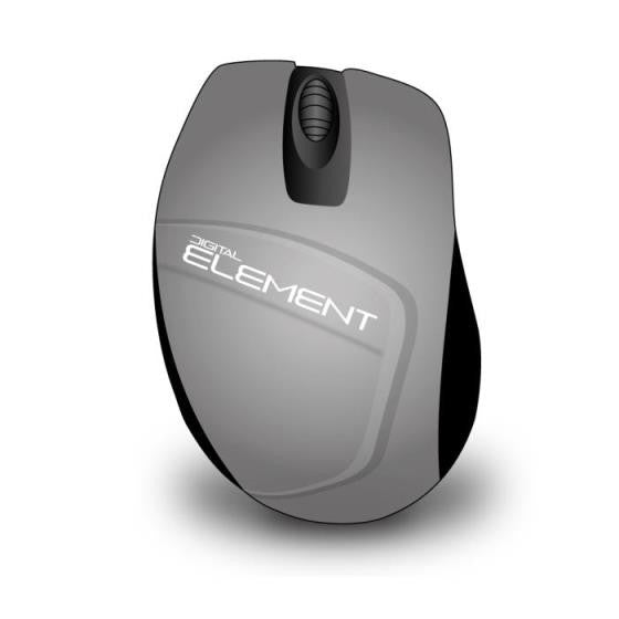 DIGITAL ELEMENT MS-165S WIRELESS MOUSE SILVER