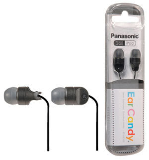 Panasonic Stereo Earphones Ear Candy RP-HJE100 Black