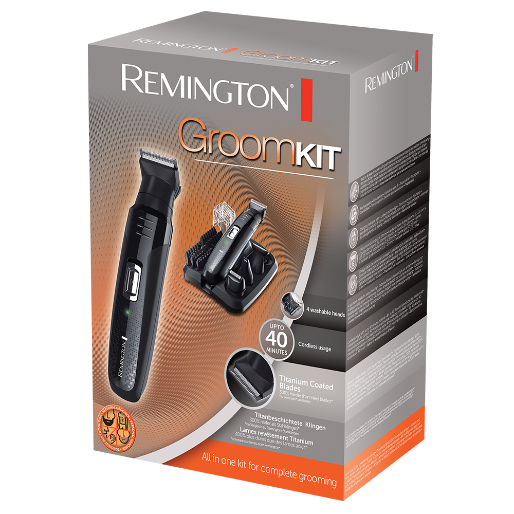 REMINGTON Groom Kit Personal Groomer PG 6130 Black