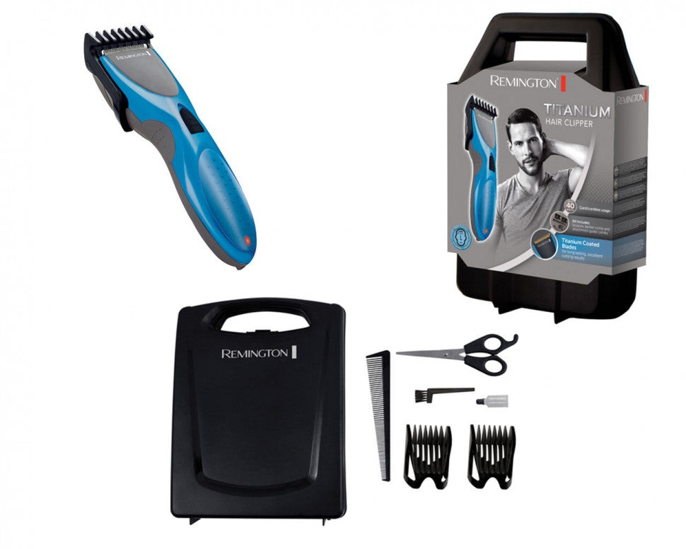 Remington HC 335 Titanium Hair Clipper Blue