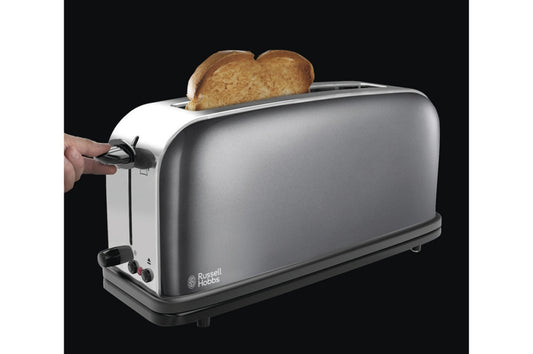Russell Hobbs Toaster Long Slot 21392 Storm Gray