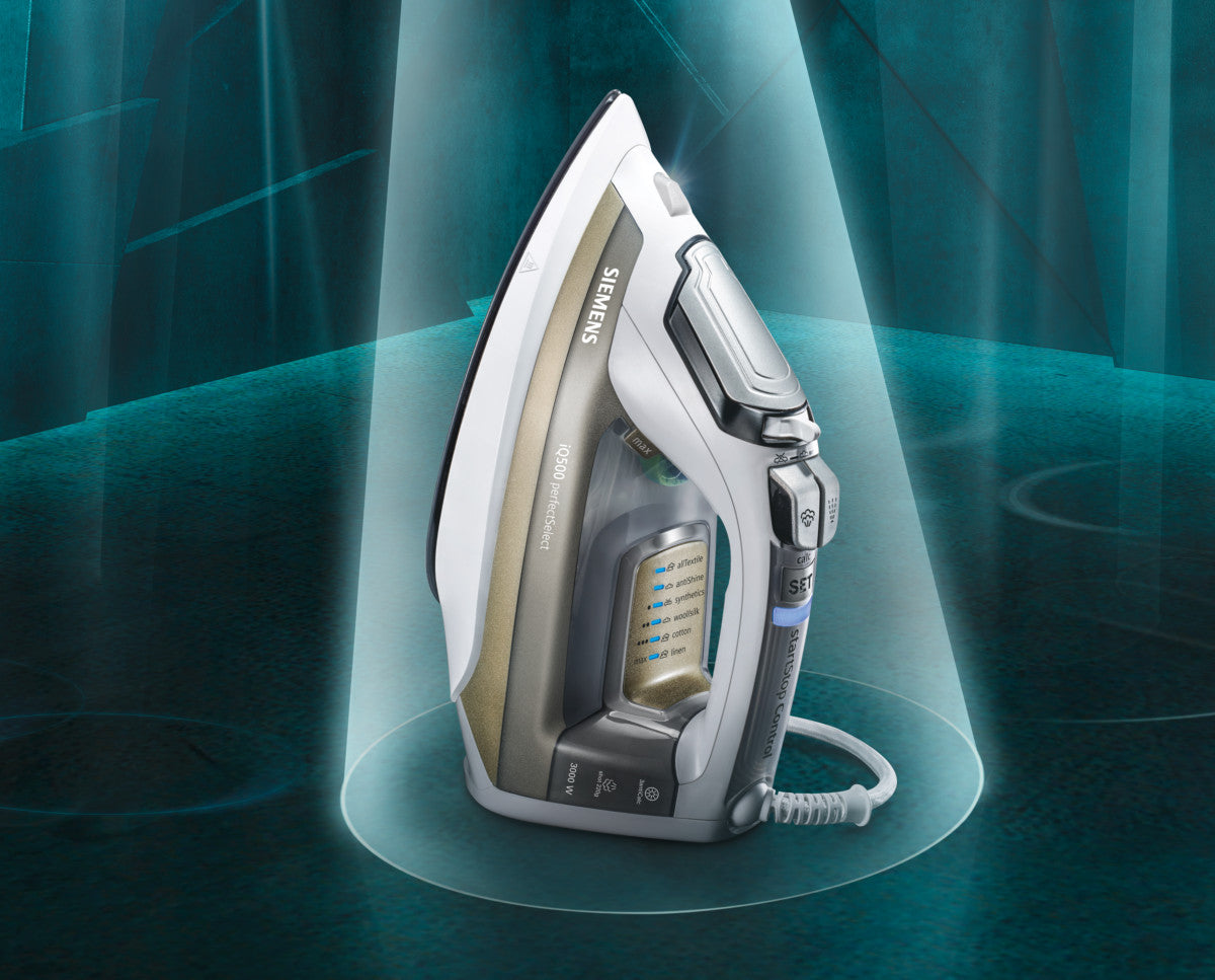 SIEMENS Steam Iron bigFilling TB603010 White/Crystal Topaz