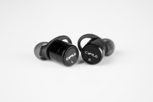 Cyrus Soundbuds Audiophile Sports Earbuds Black