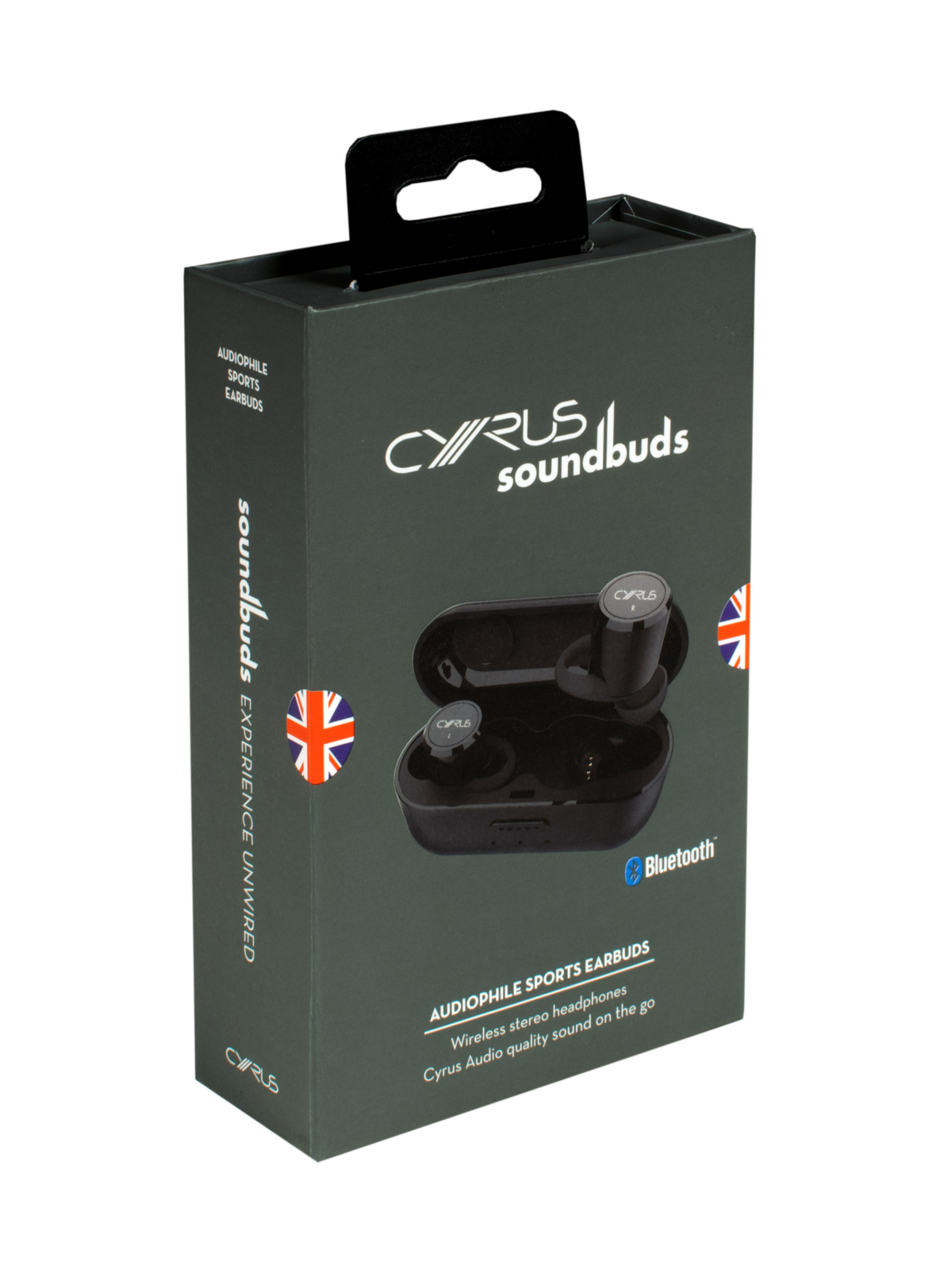 Cyrus Soundbuds Audiophile Sports Earbuds Black