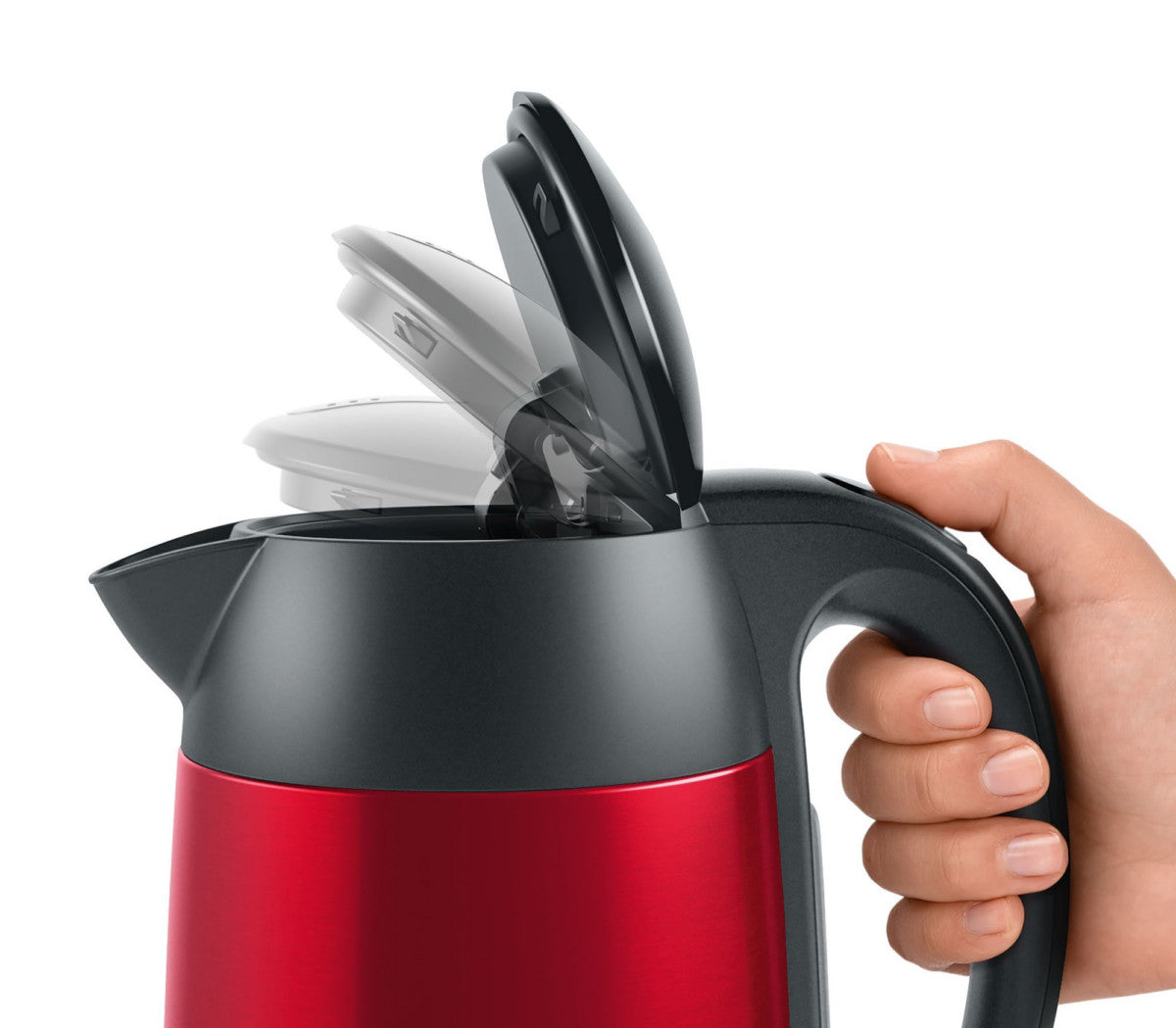 BOSCH TWK3P424 DesignLine Kettle 2400W Red