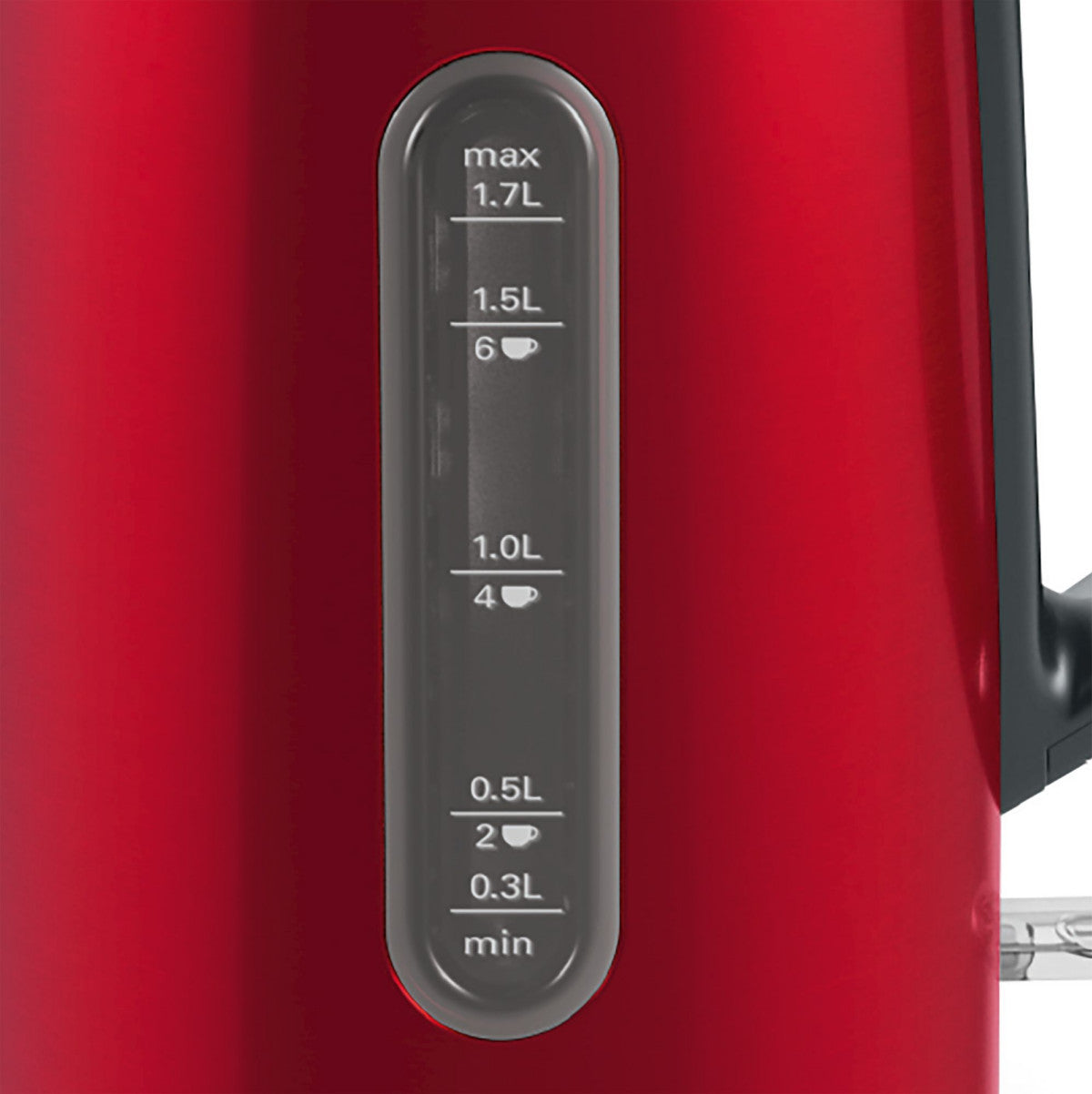 BOSCH TWK4P434 DesignLine Kettle 2400W Red
