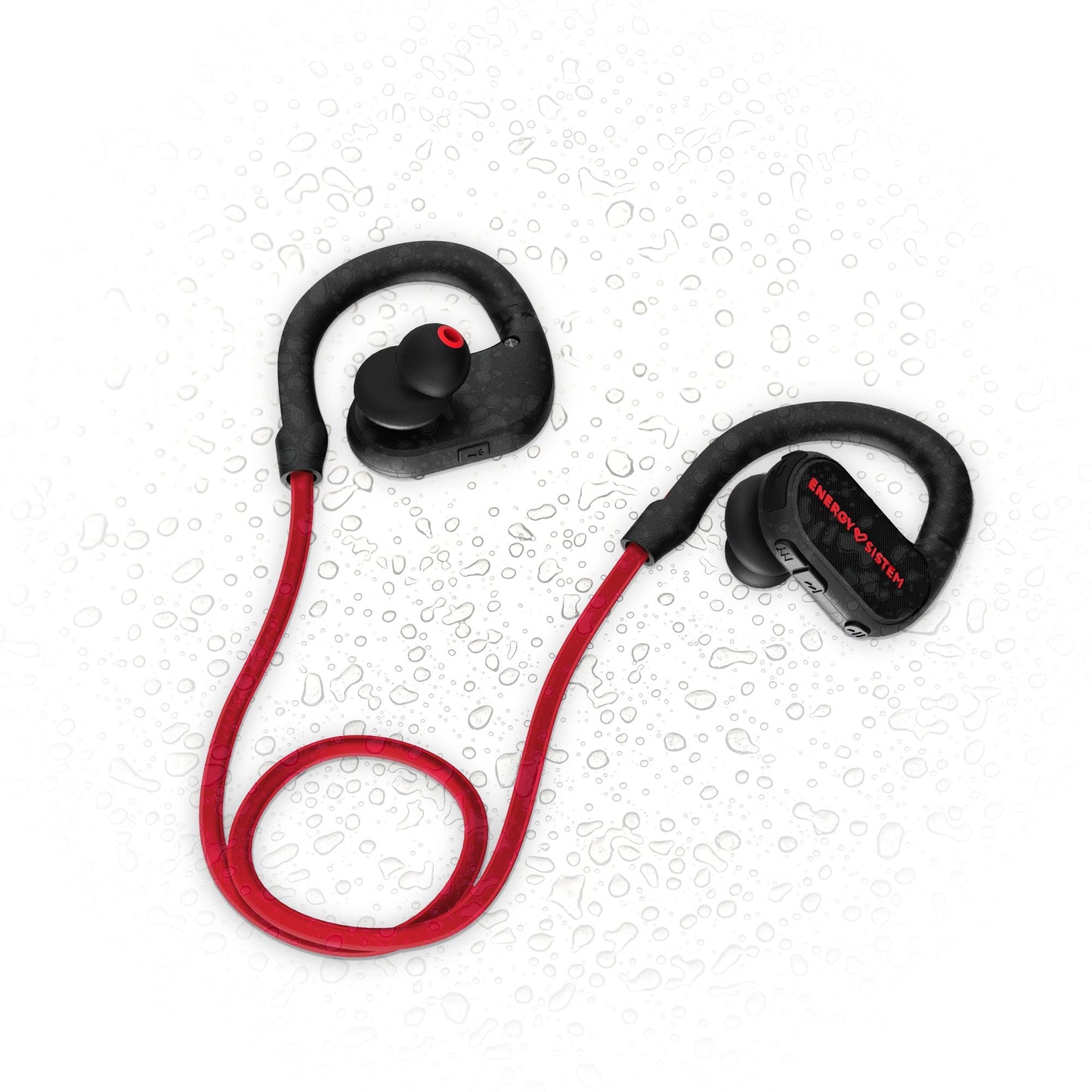 Energy Sistem Earphones 448166 BT Running 2 Neon Red