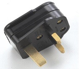 UK PLUG TYPE G PR-138 13A FUSE BLACK