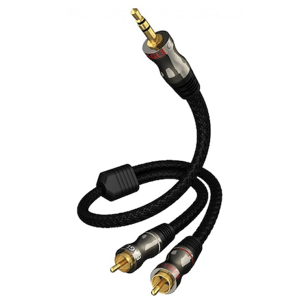 DELUXE EAGLE AUDIO/VIDEO CABLE JACK-2RCA 3.5MM 0.8M