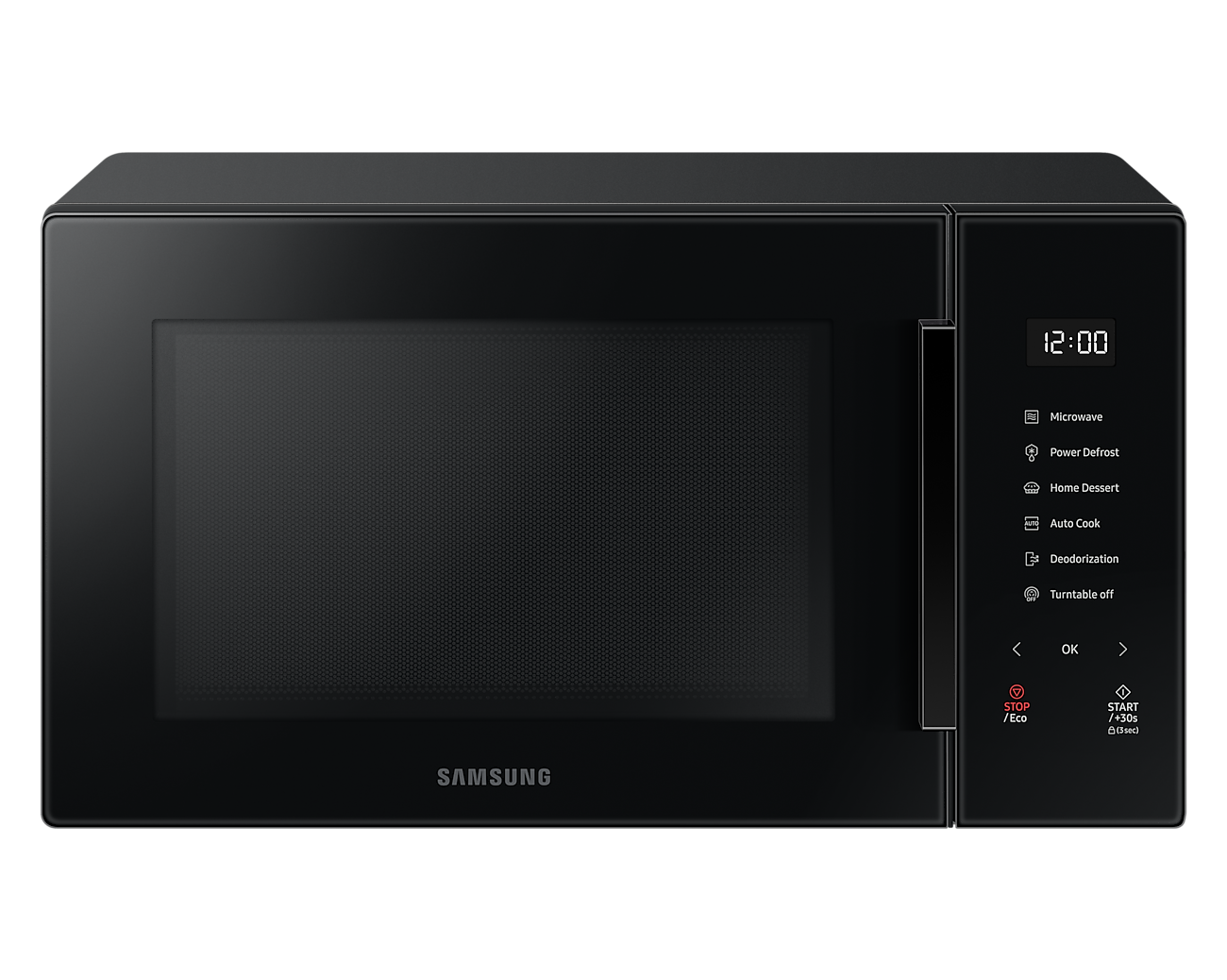 SAMSUNG MICROWAVE, MW5000T, 30L, 900W, BLACK & BLACK GLASS