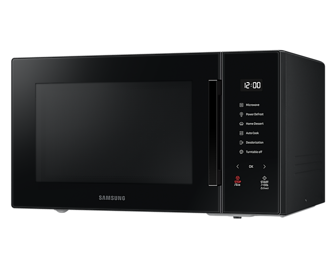 SAMSUNG MICROWAVE, MW5000T, 30L, 900W, BLACK & BLACK GLASS