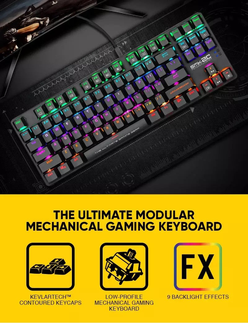 Armaggeddon SMK-2C PSYCHFALCONET Low Profile Mechanical keyboard