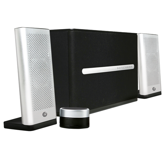 SonicGear Space7 2.1 Hi-Fi Bluetooth PC Speakers 72W Silver