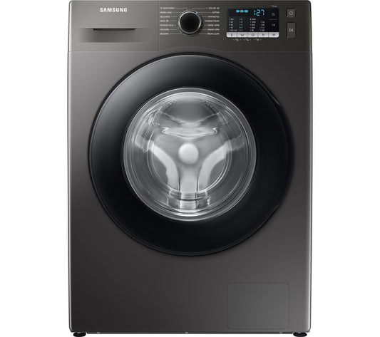 Samsung Washing Machine 9kg 1400rpm Series 5 WW90TA046AX/EU ecobubble™ Inox