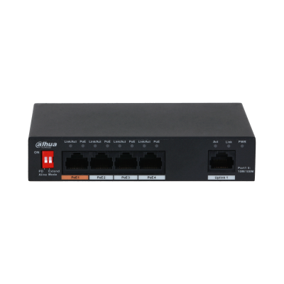 Dahua PoE Switch 4port +1UP 58W PFS3005-4ET-60 V2