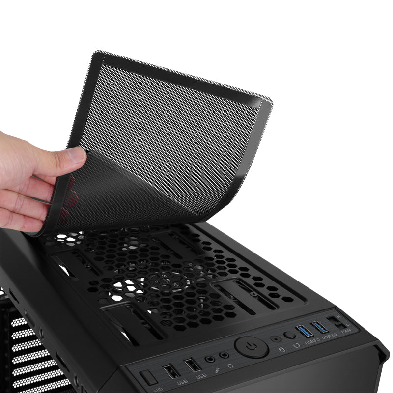 SAMA VANGUARD FULL TOWER TEMPERED GLASS PC CASE