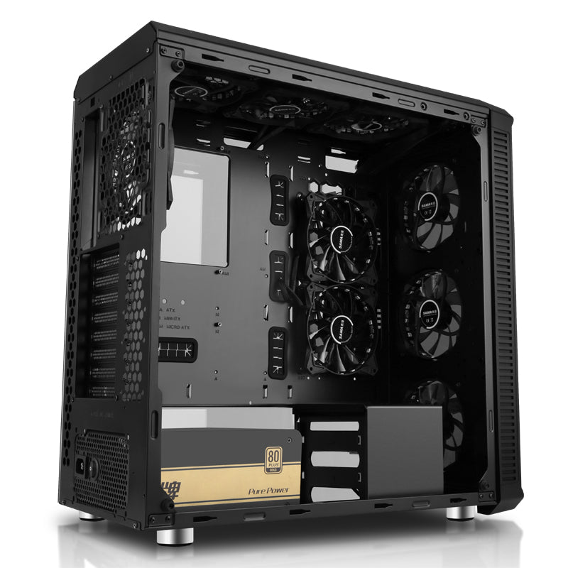 SAMA VANGUARD FULL TOWER TEMPERED GLASS PC CASE