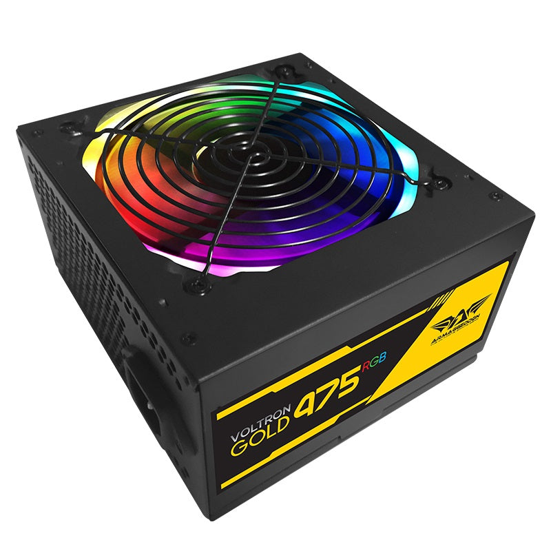 Armaggeddon Voltron Gold RGB Gaming 475W Power Supply