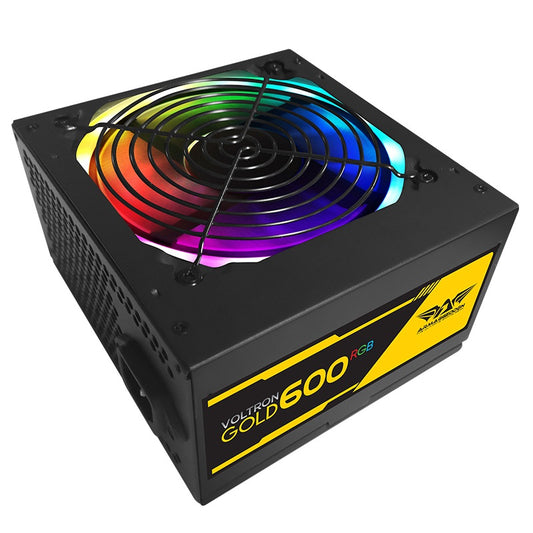 Armaggeddon Voltron Gold RGB Gaming 600W Power Supply