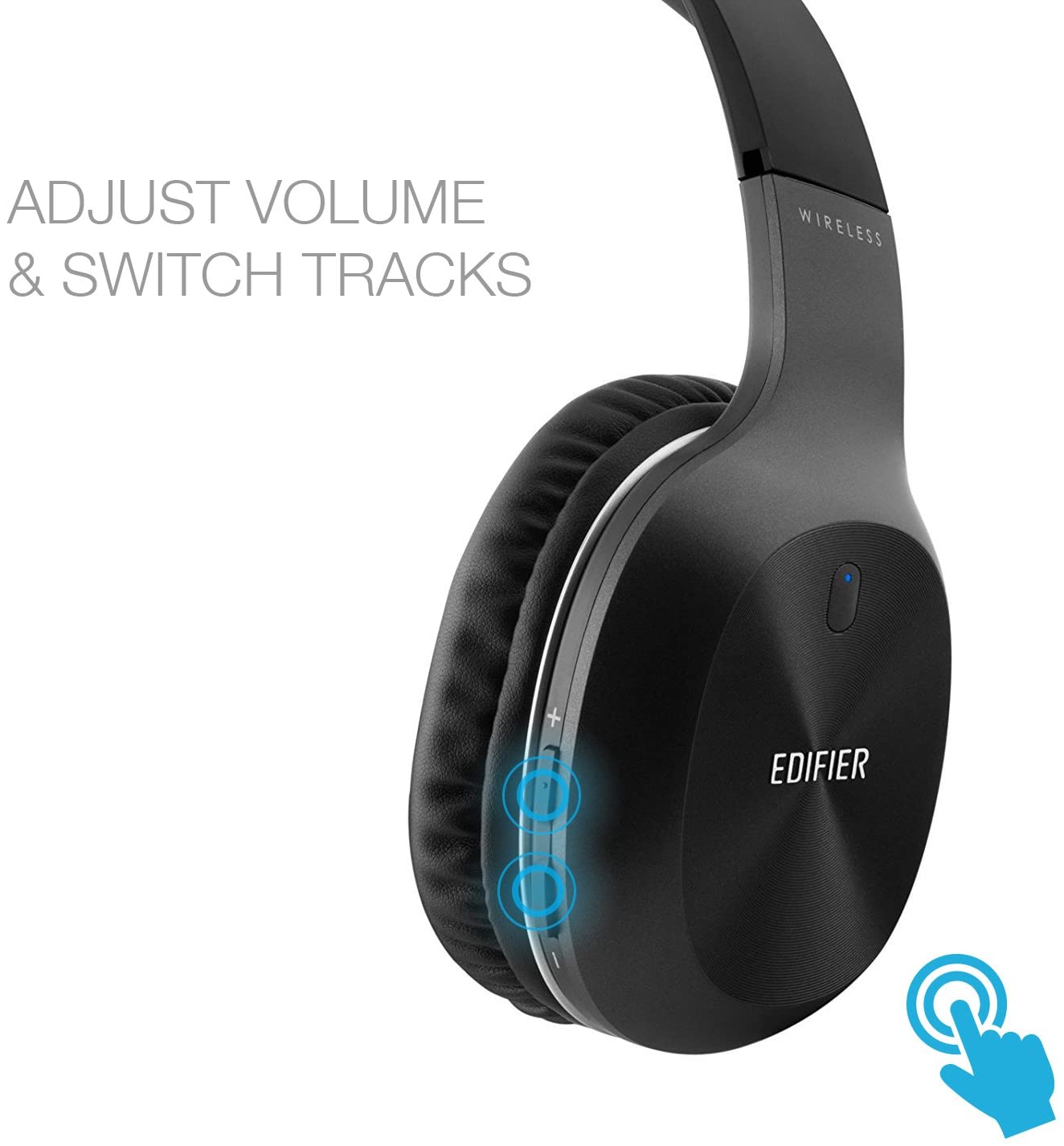 EDIFIER W800BT BLACK BLUETOOTH HEADPHONE W/MIC