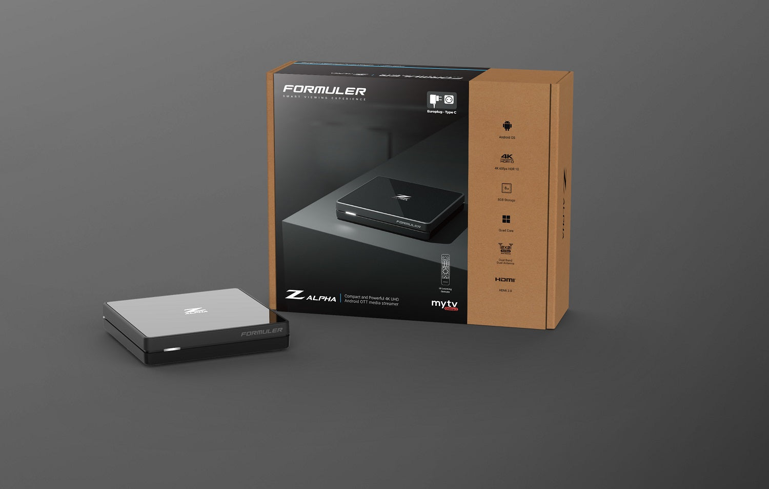 Formuler Z Alpha Compact & Powerful 4K Ultra HD Media Streamer 1GB