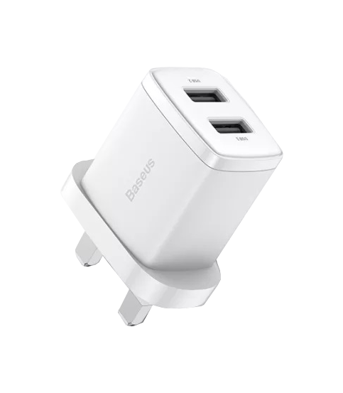 Baseus Charger Wall 2xUSBA 2.1A UK White