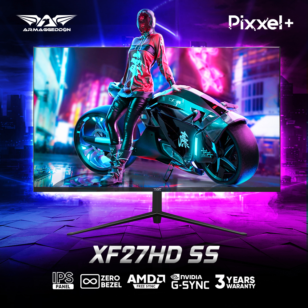 Armaggeddon PIXXEL+XTREME XF27HD SS 1080P 165hz IPS Screen