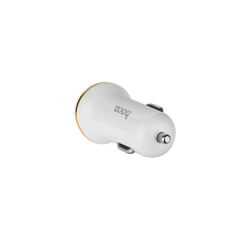 HOCO Z1 TWO PORT CAR CHARGER WHITE